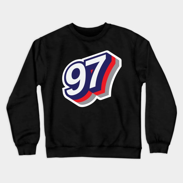 97 Crewneck Sweatshirt by MplusC